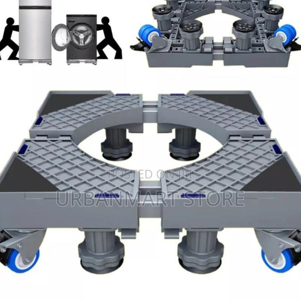 Heavy Duty Washing Machine and Fridge Adjustable Stand - main view