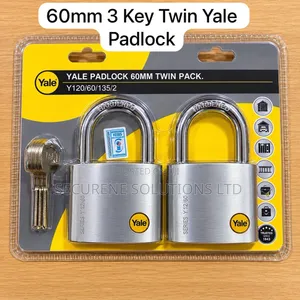 A Yale 60mm Twin Pack Padlock