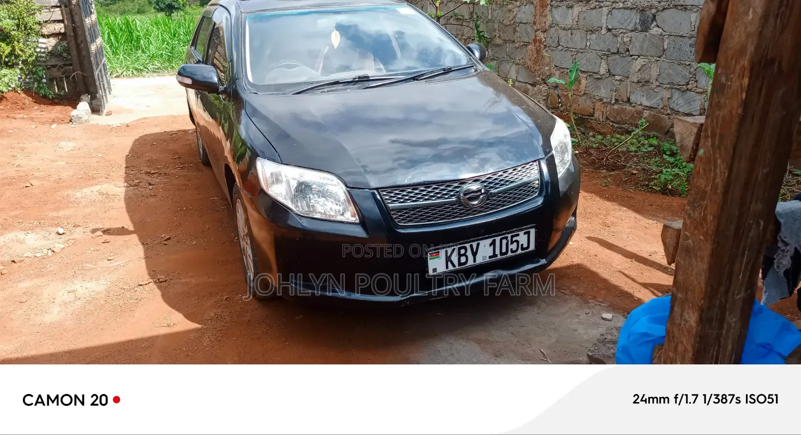 Toyota Corolla Fielder 1.5 Petrol AWD 2007 Black