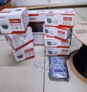 CCTV Camera 4 Channel NVR Complete Set With 4 IR IP Cameras 1080p