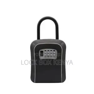 Aluminum Alloy Key Storage Lock Box - 4-Digit Combination
