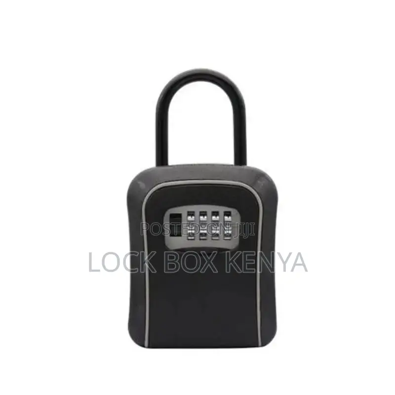 Aluminum Alloy Key Storage Lock Box - 4-Digit Combination