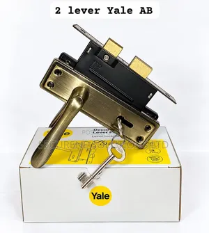2-Lever Mortise Lock Set With an Antique Brass (AB) Finish