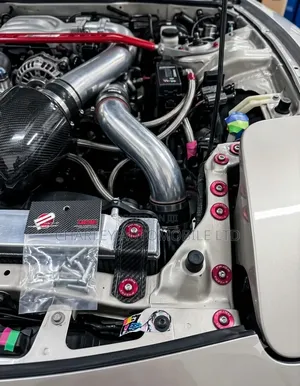 JDM Anodized Red Fender Washer Bolt Dress-Up Kit