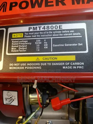 Powermate PMT4800E 3kw Gasoline Generator