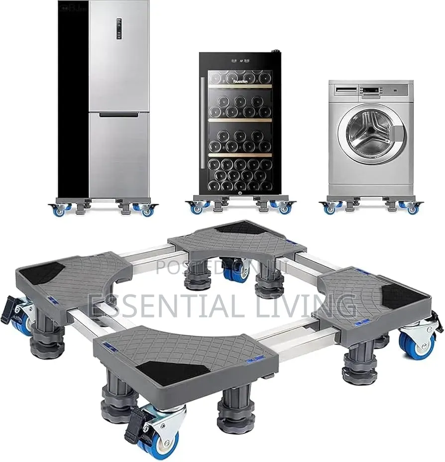 Base Stand for Washing Machine Refrigerator Adjustable Movable