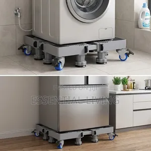 Base Stand for Washing Machine Refrigerator Adjustable Movable