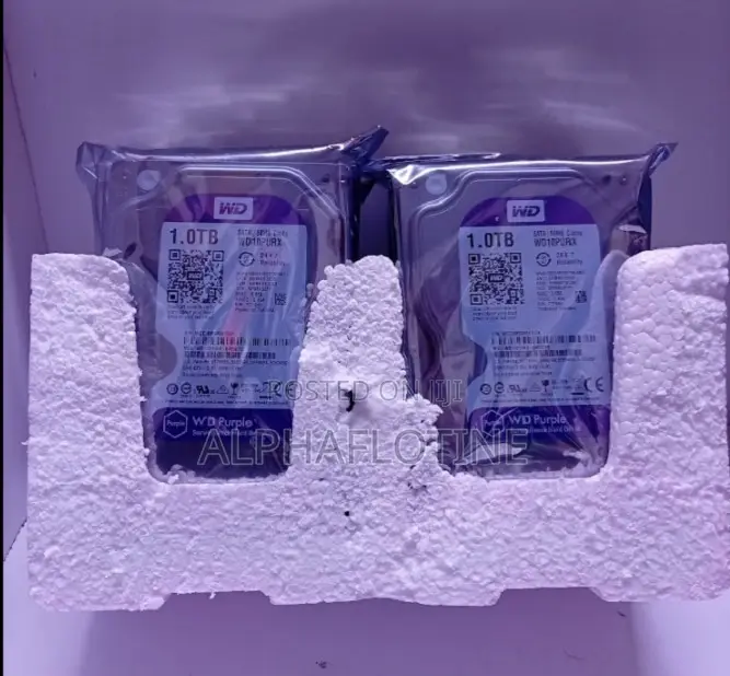 WD Purple Surveillance Hard Drive - 1TB Video Surveillance Recording