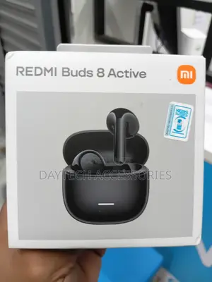 Xiaomi Redmi Buds 8 Active Wireless Earbuds - Black.