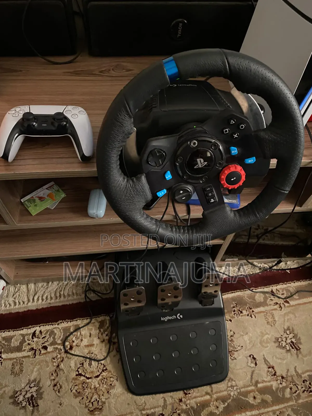 Logitech G29 Racing Wheel and Pedals and a Pad