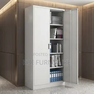 Office Cabinets; Two Doors Office Stationery Modern Filing Cabinet