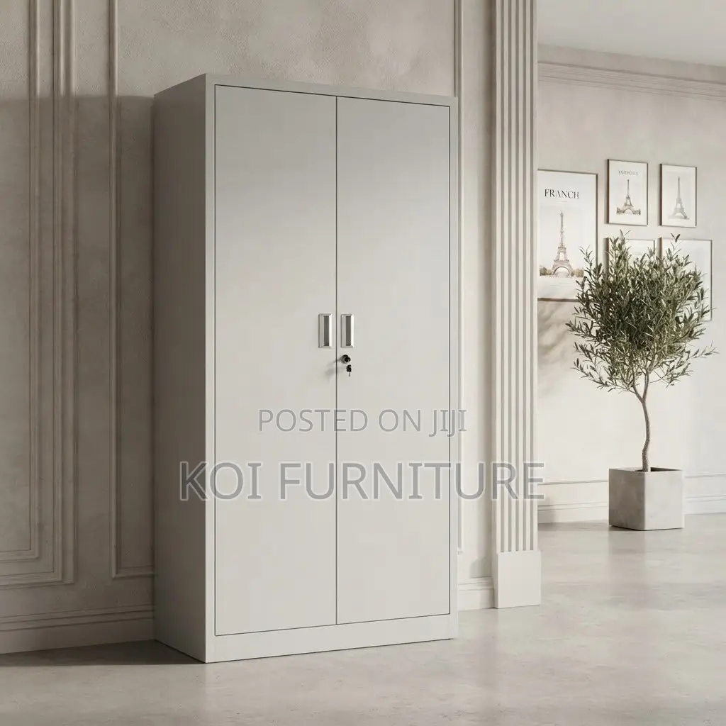 Office Cabinets; Two Doors Office Stationery Modern Filing Cabinet