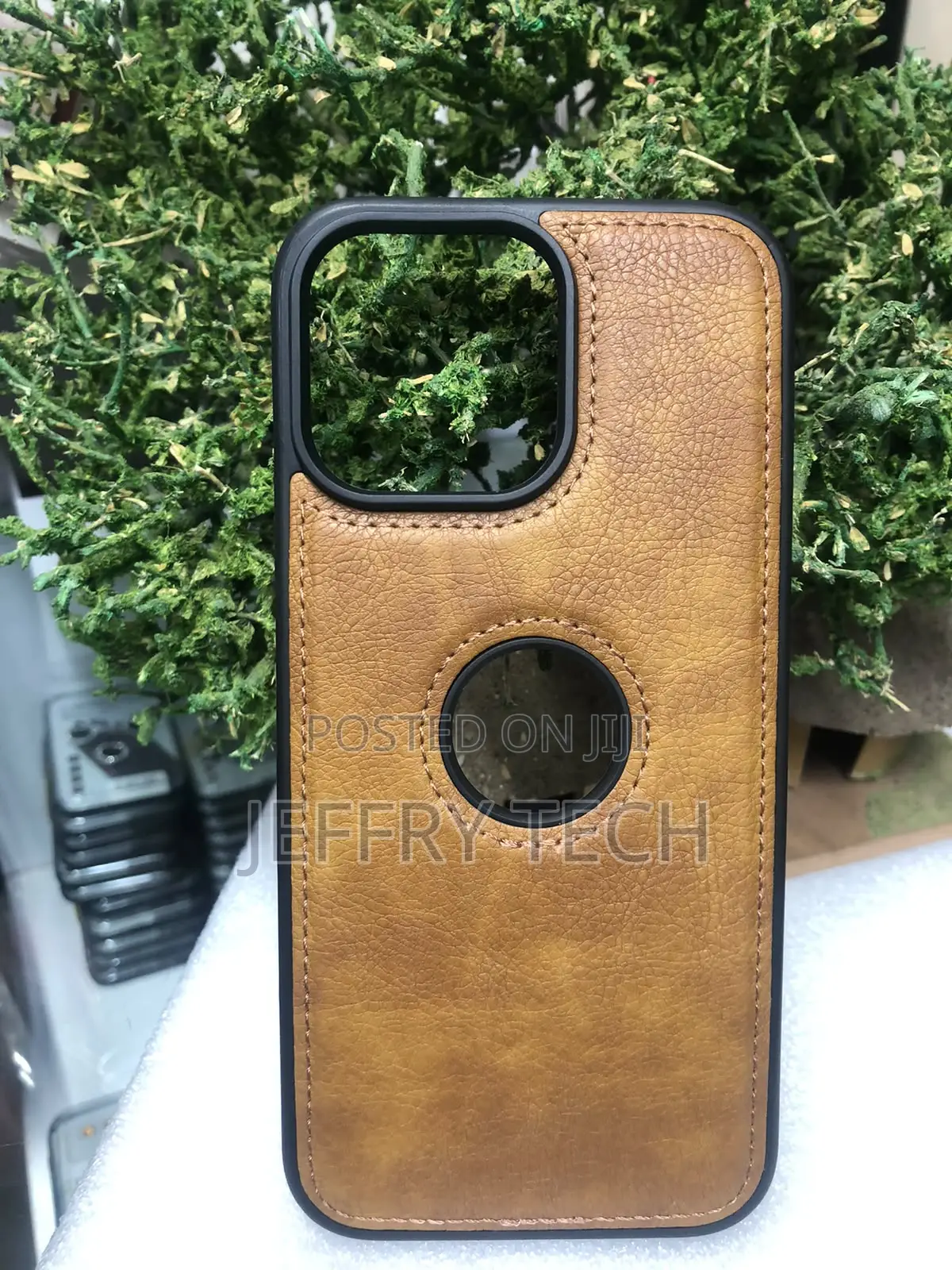 Two Faux-Leather Textured Back Covers for Samsung Galaxy S25 Ultra,