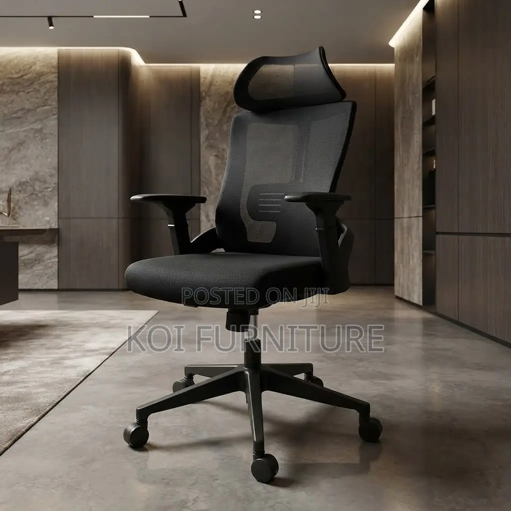 Office Chairs; Lamar Adjustable Lumabar Support Ergonomic Chair