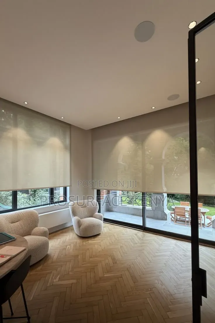 Sun Screen Window Blinds | Roller Shades for Home Office