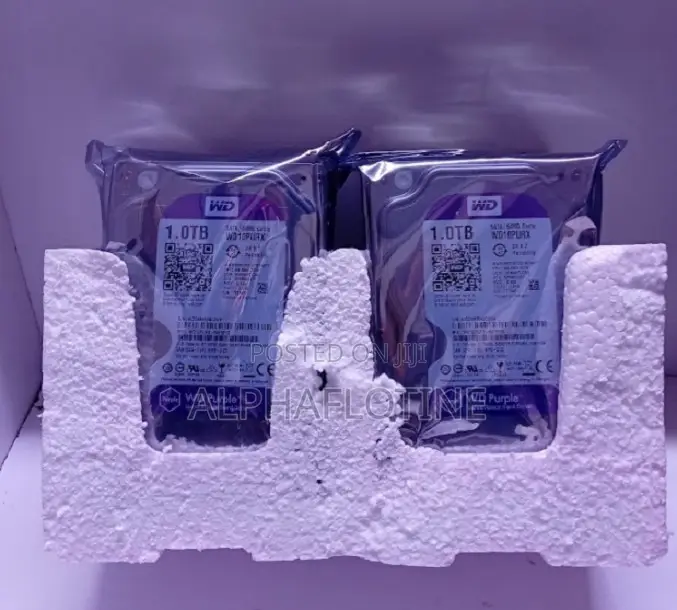WD WD10PURX 1TB SATA 64MB Cache Surveillance Hard Drive (Purple)