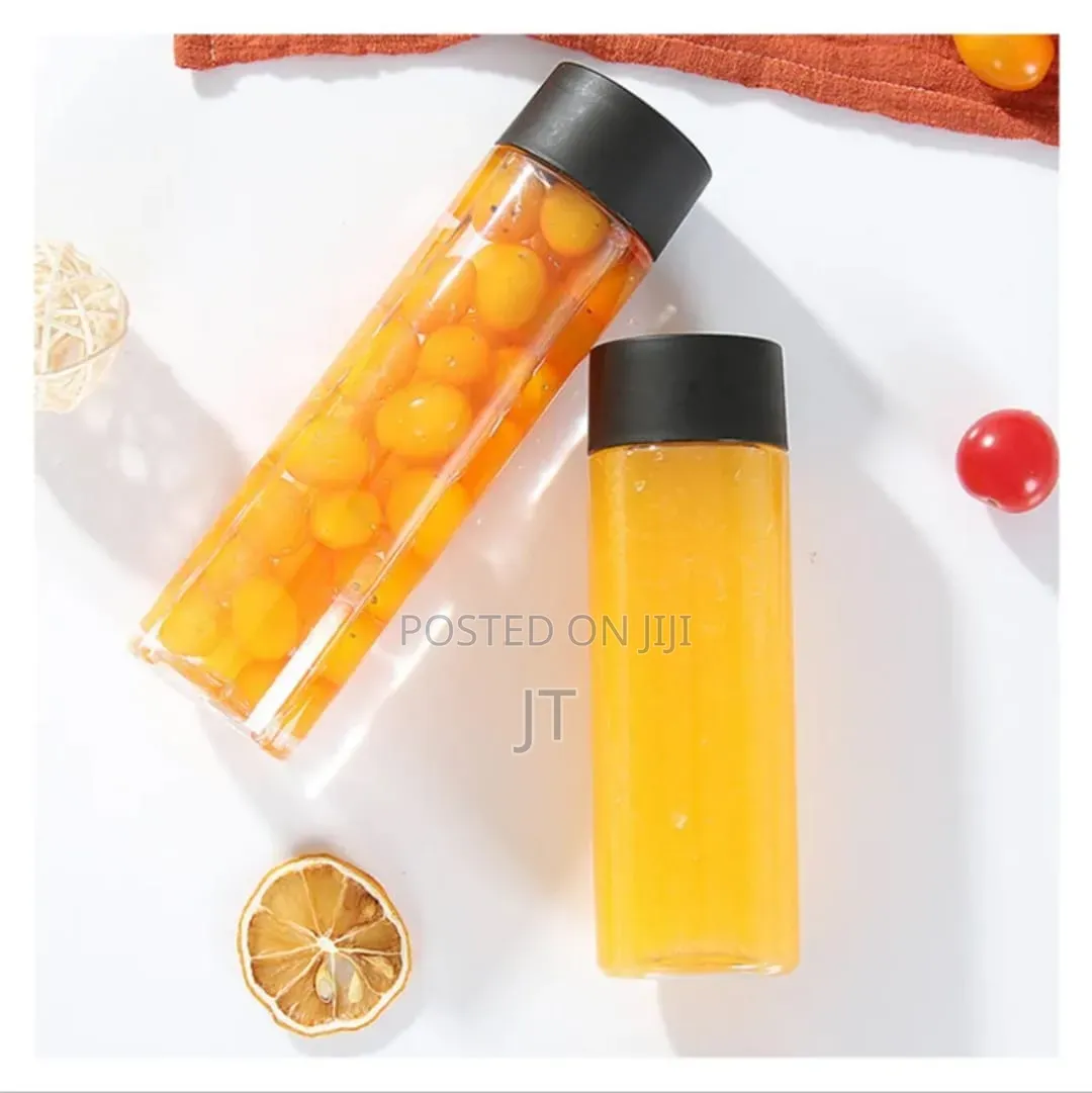 Set of 4 Reusable Juice Bottles