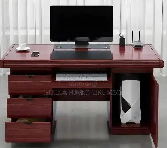 1.2M Mahogany Laminated Clerical Task Desk