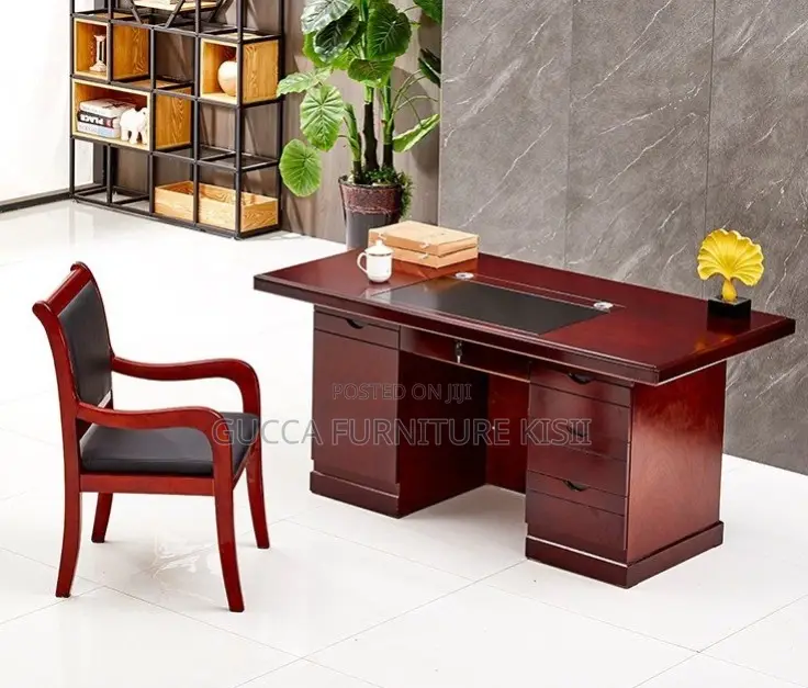 1.2M Mahogany Laminated Clerical Task Desk
