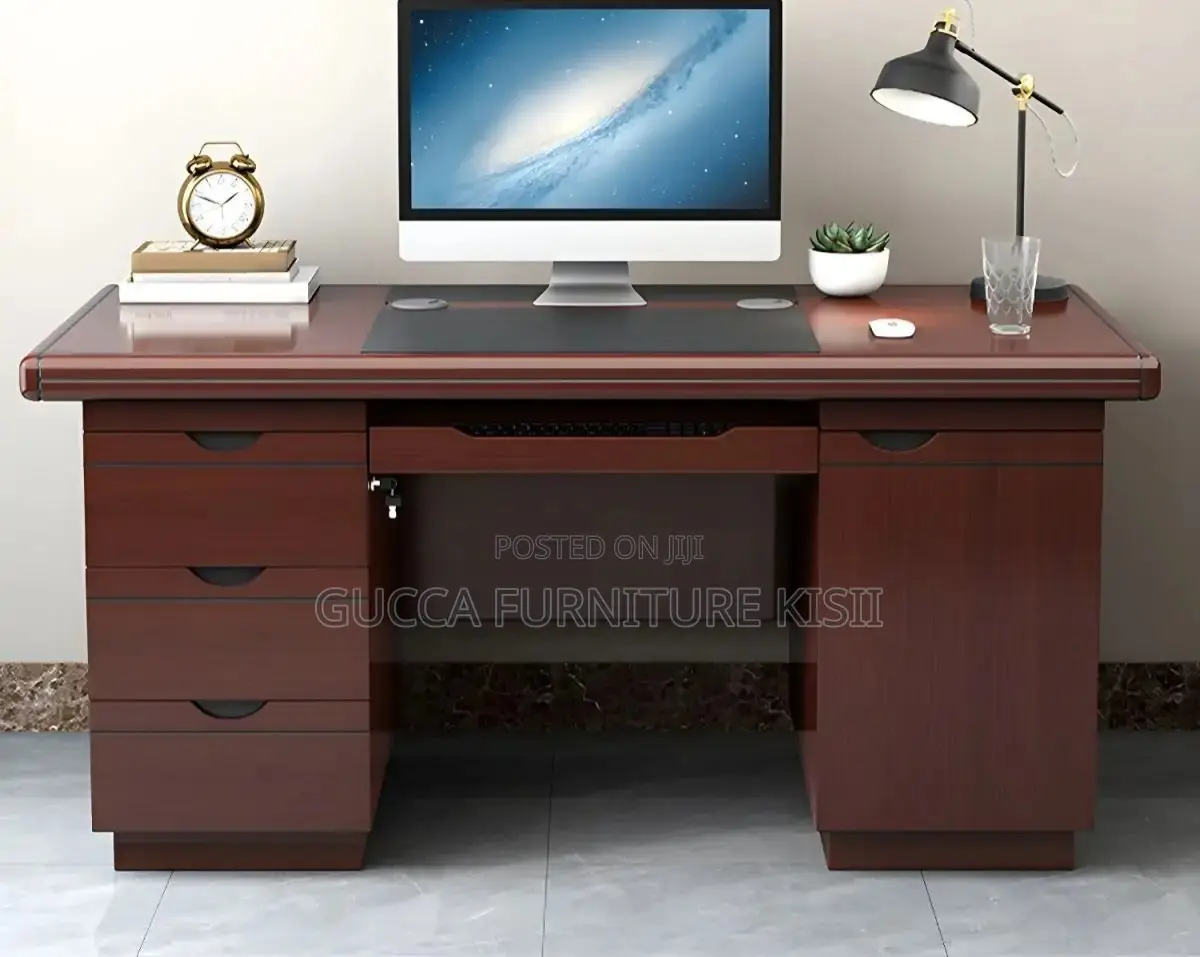 1.2M Mahogany Laminated Clerical Task Desk