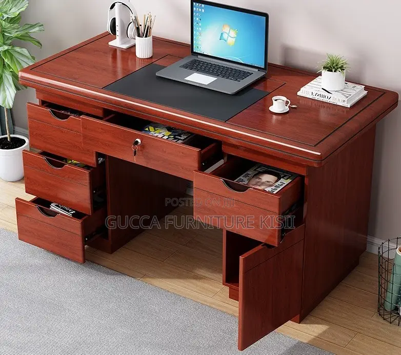 1.2M Mahogany Laminated Clerical Task Desk