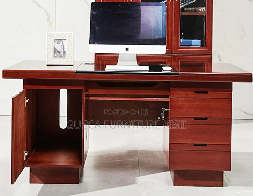 1.2M Mahogany Laminated Clerical Task Desk