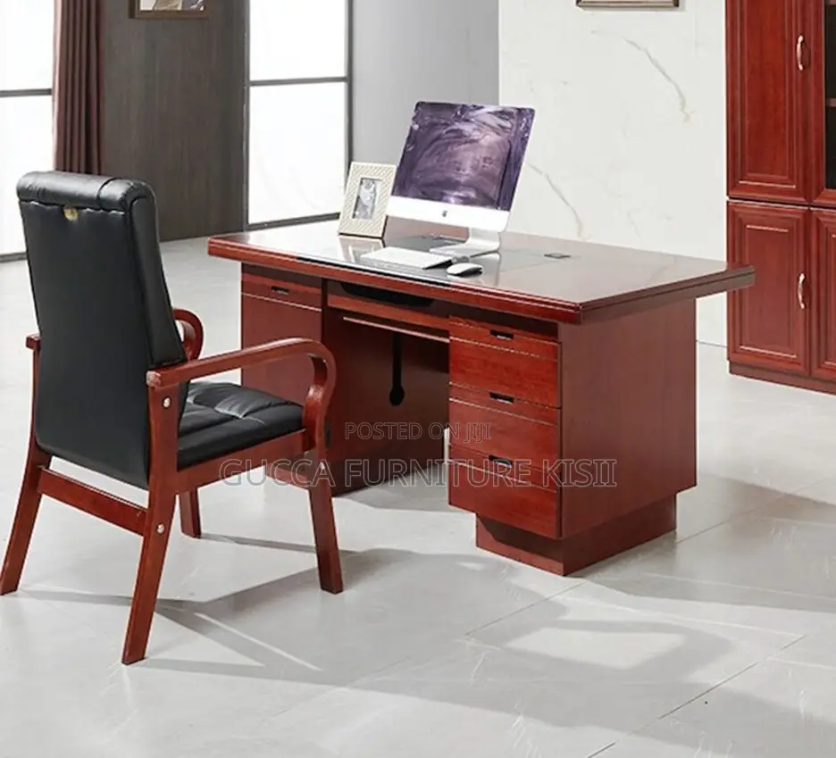 1.2M Mahogany Laminated Clerical Task Desk