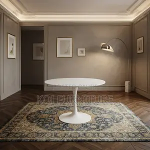 Coffee Table; Round Marble Home Office White Coffee Tables