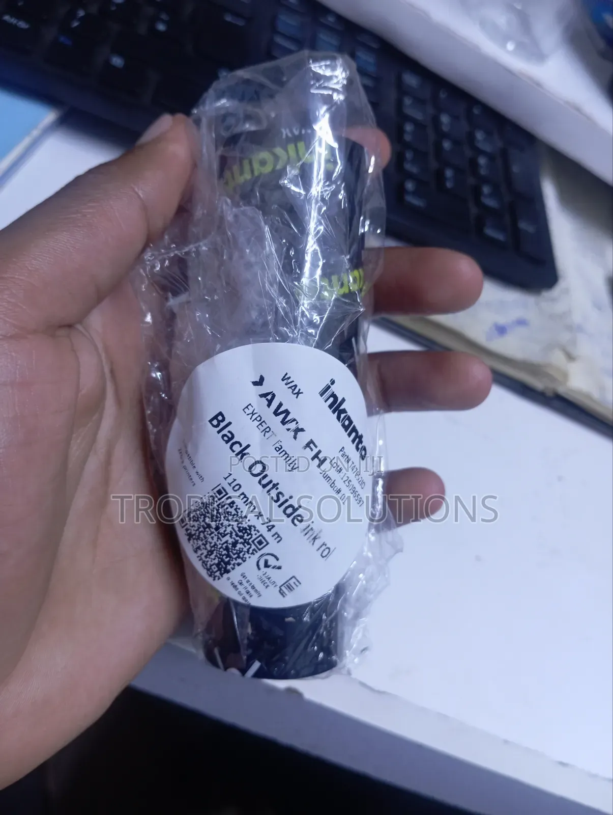 Thermal Transfer Printing Ribbon 110mm by 74m Available