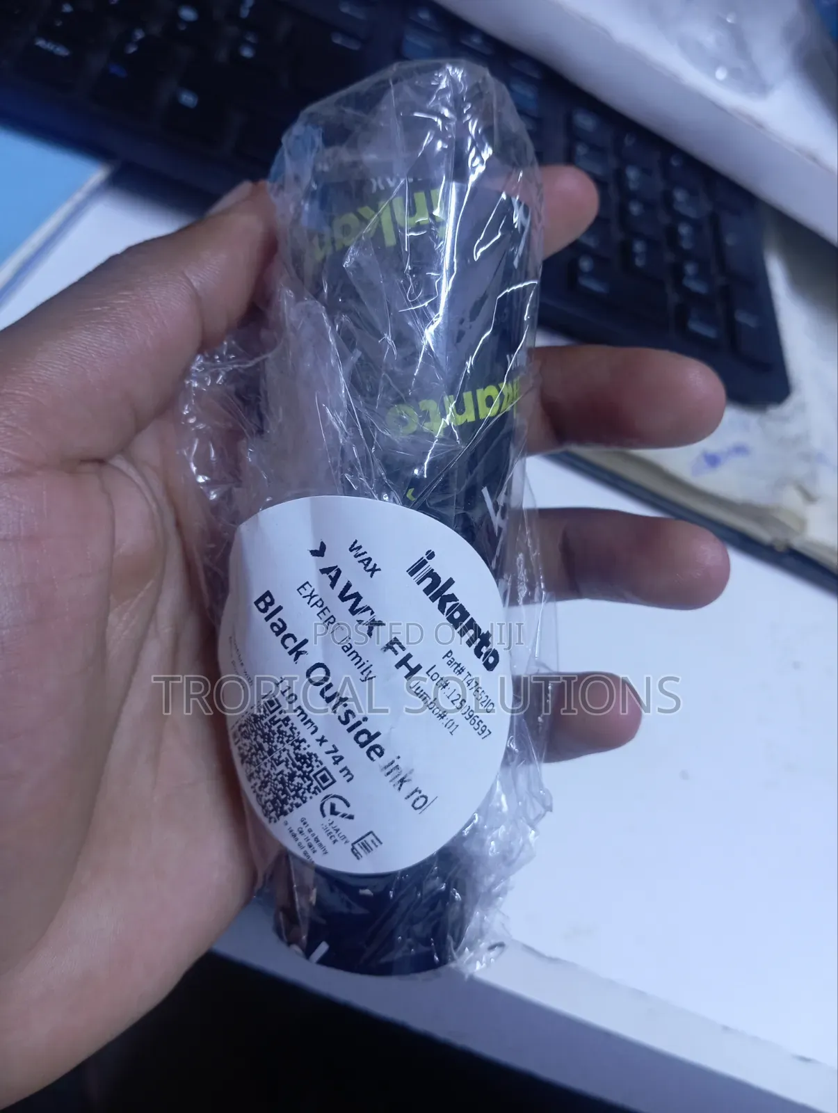 Thermal Transfer Printing Ribbon 110mm by 74m Available