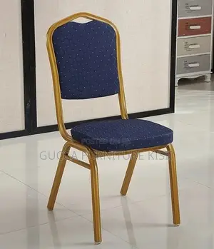 Stackable Fabricated Blue Conference Chair