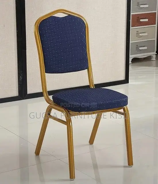 Stackable Fabricated Blue Conference Chair