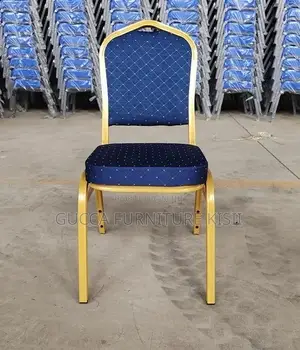 Stackable Fabricated Blue Conference Chair