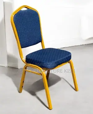 Stackable Fabricated Blue Conference Chair