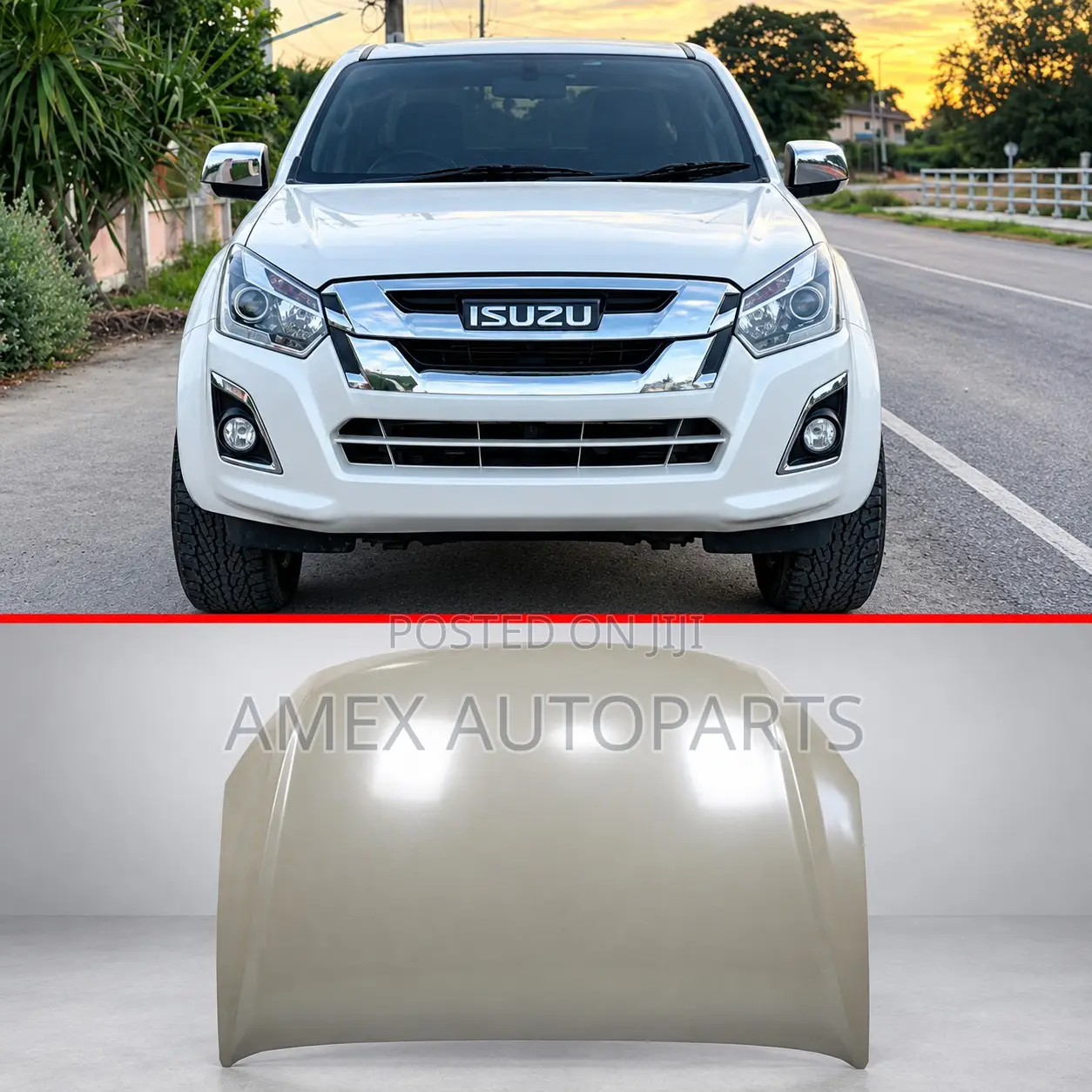 Bonnet Hood Isuzu DMax 2016 Onwards