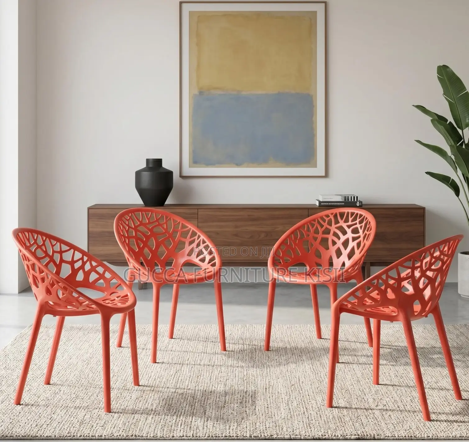Plastic Modern Garden Patio Stackable Seats