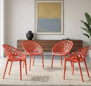 Plastic Modern Garden Patio Stackable Seats