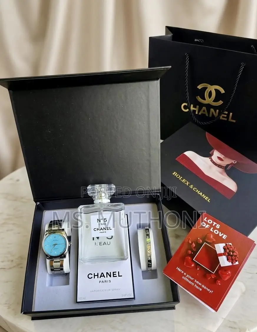 Ladies Chanel N°5 L’Eau Watch Bundle Gift Set