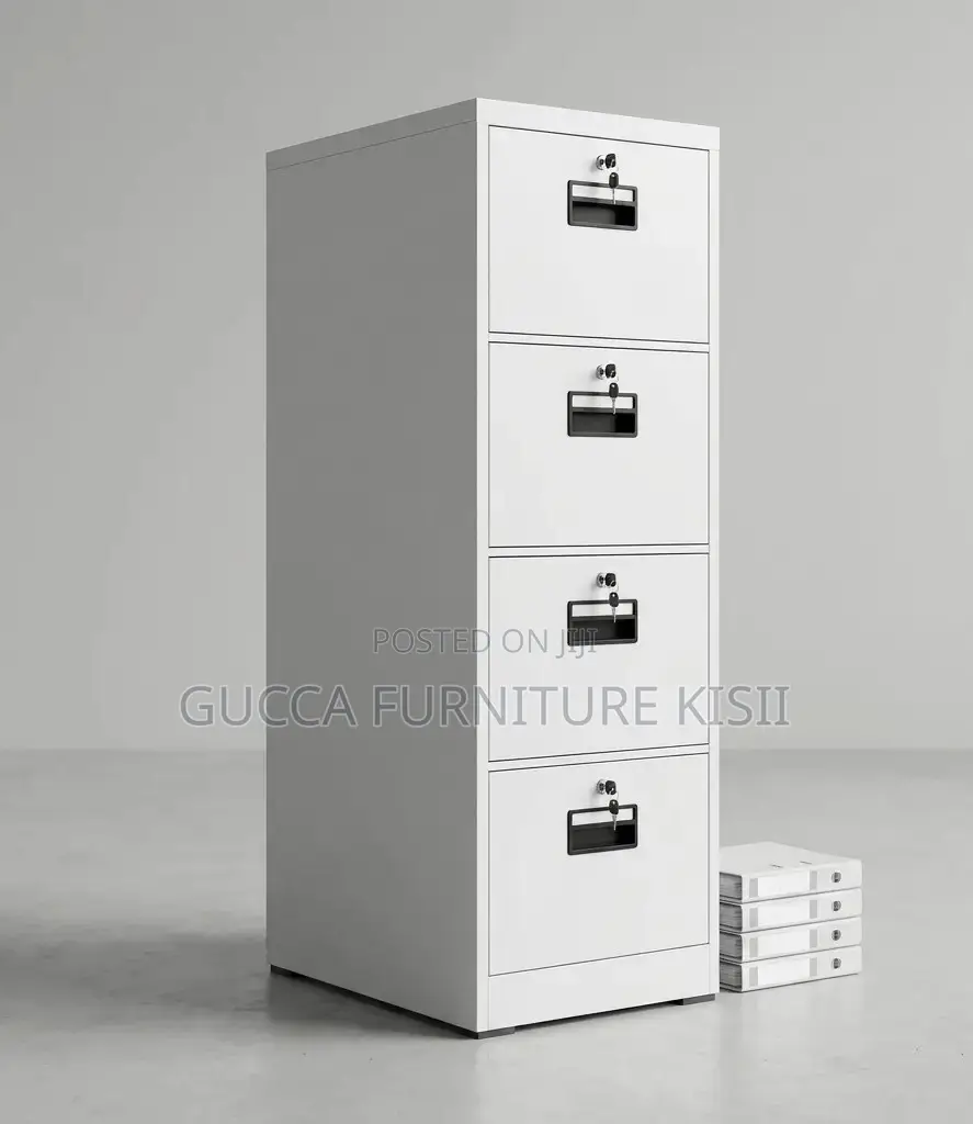 4 Drawer Secure Office Filing Box