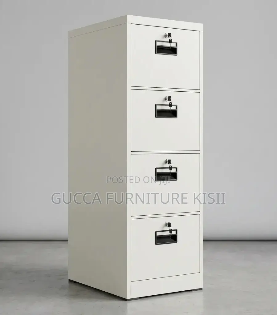 4 Drawer Secure Office Filing Box