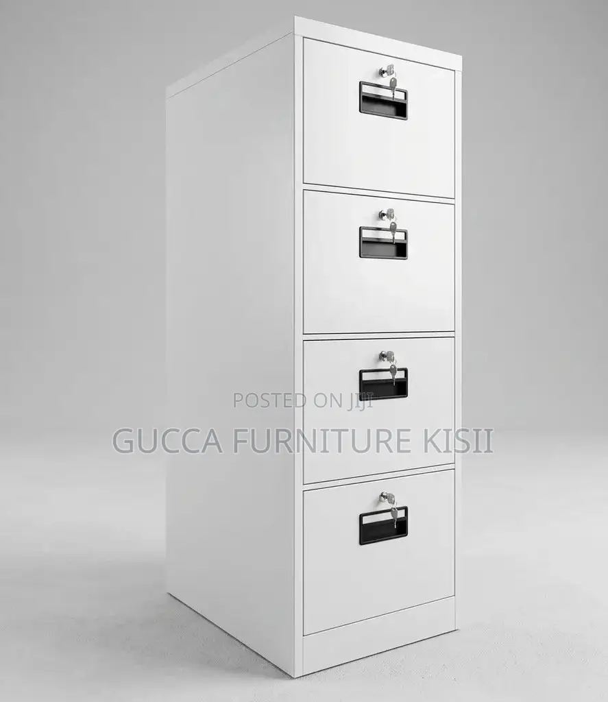 4 Drawer Secure Office Filing Box