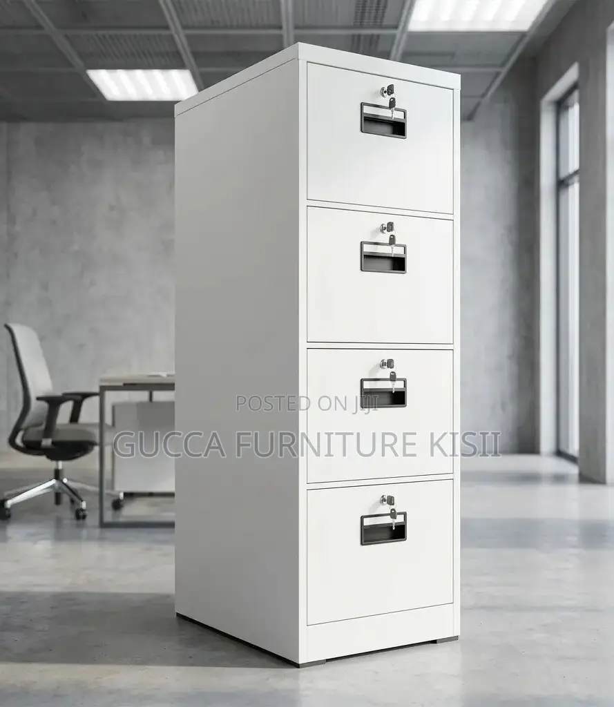 4 Drawer Secure Office Filing Box