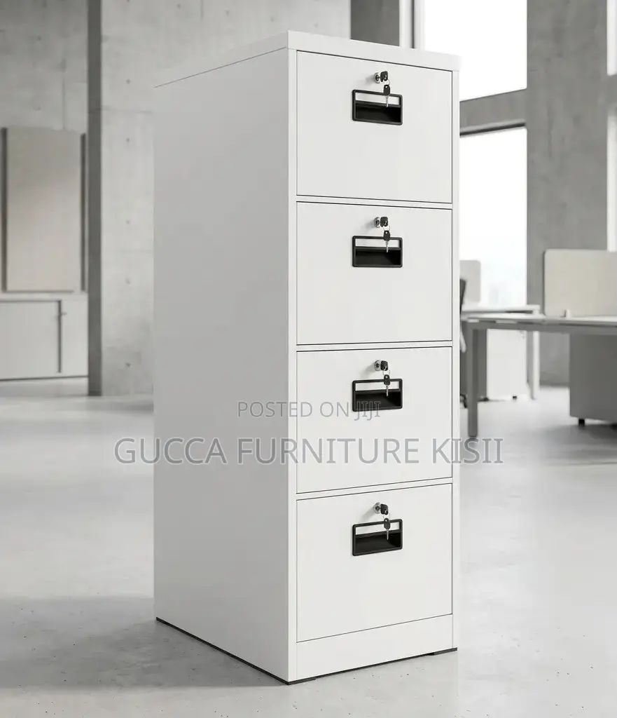 4 Drawer Secure Office Filing Box