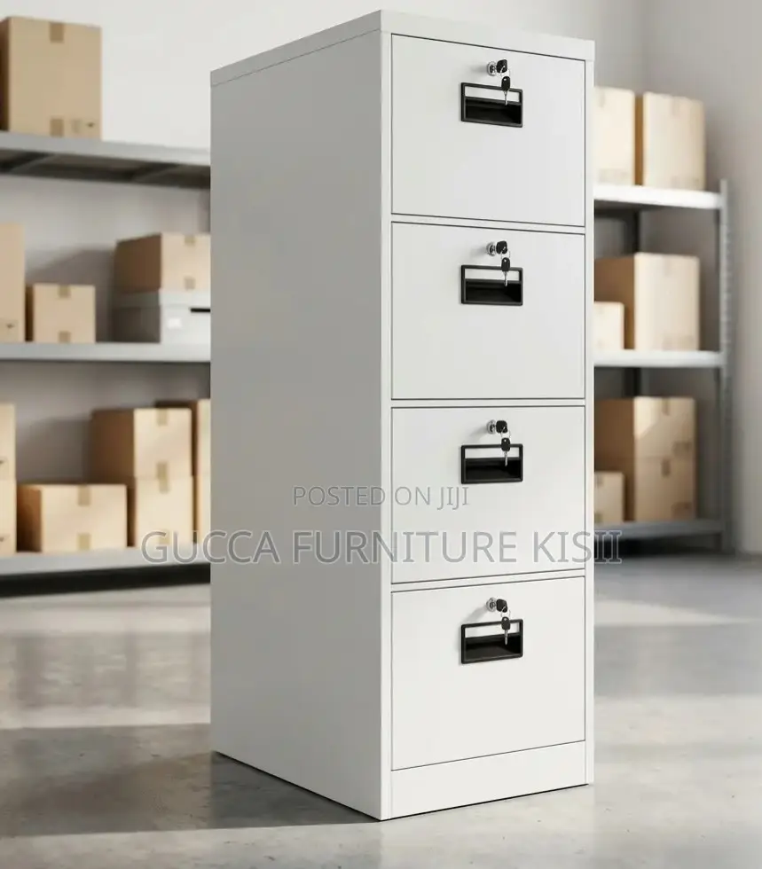 4 Drawer Secure Office Filing Box
