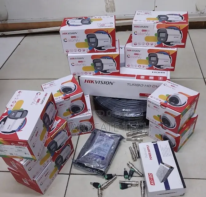 Hikvision 16CH ColorVu DVR CCTV Kit With Security Cameras