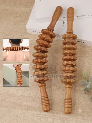 Curved Wooden Therapy Massage Roller