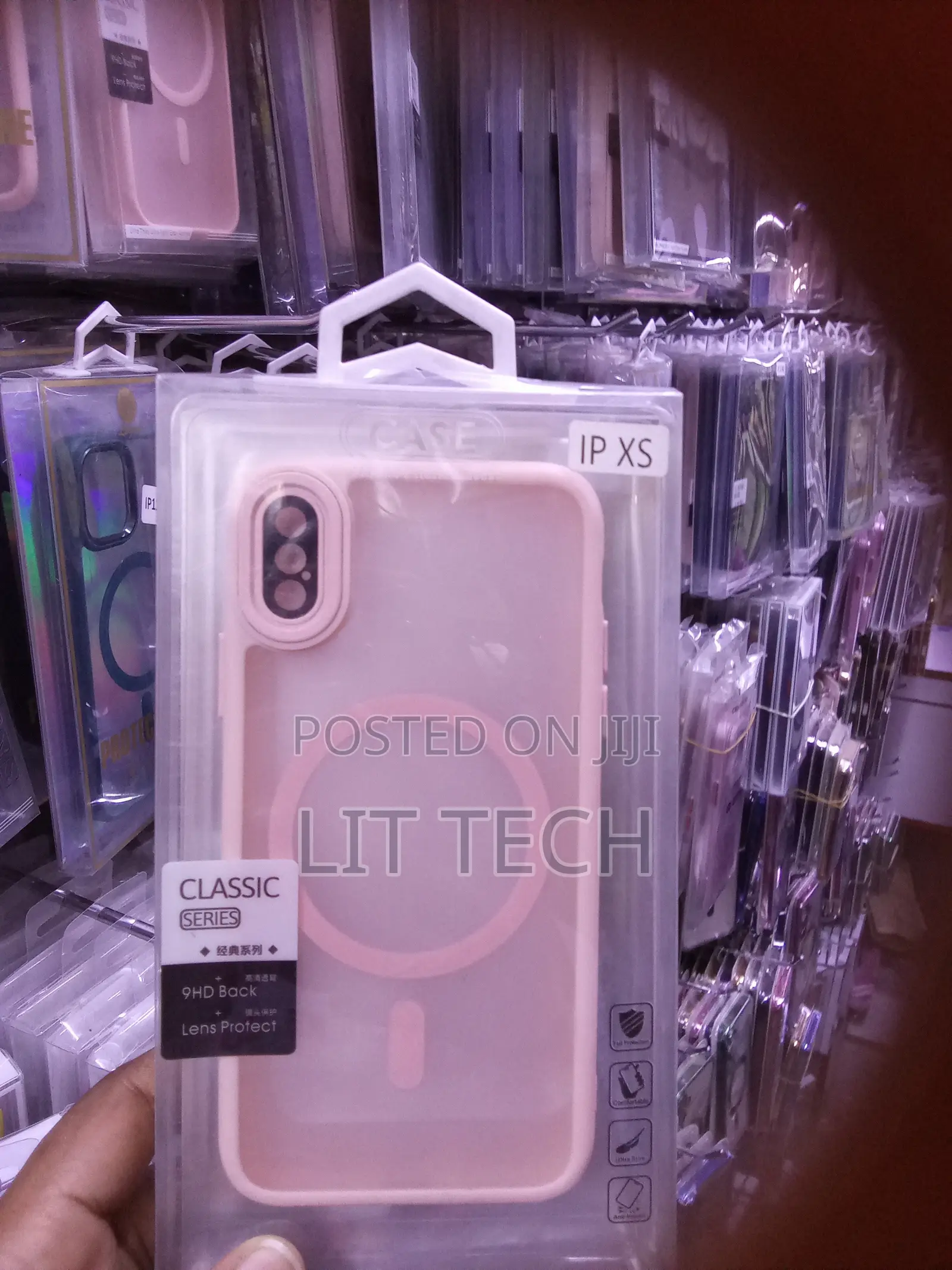 iPhone XS Magsafe Compatible Transluscent Case -Pink