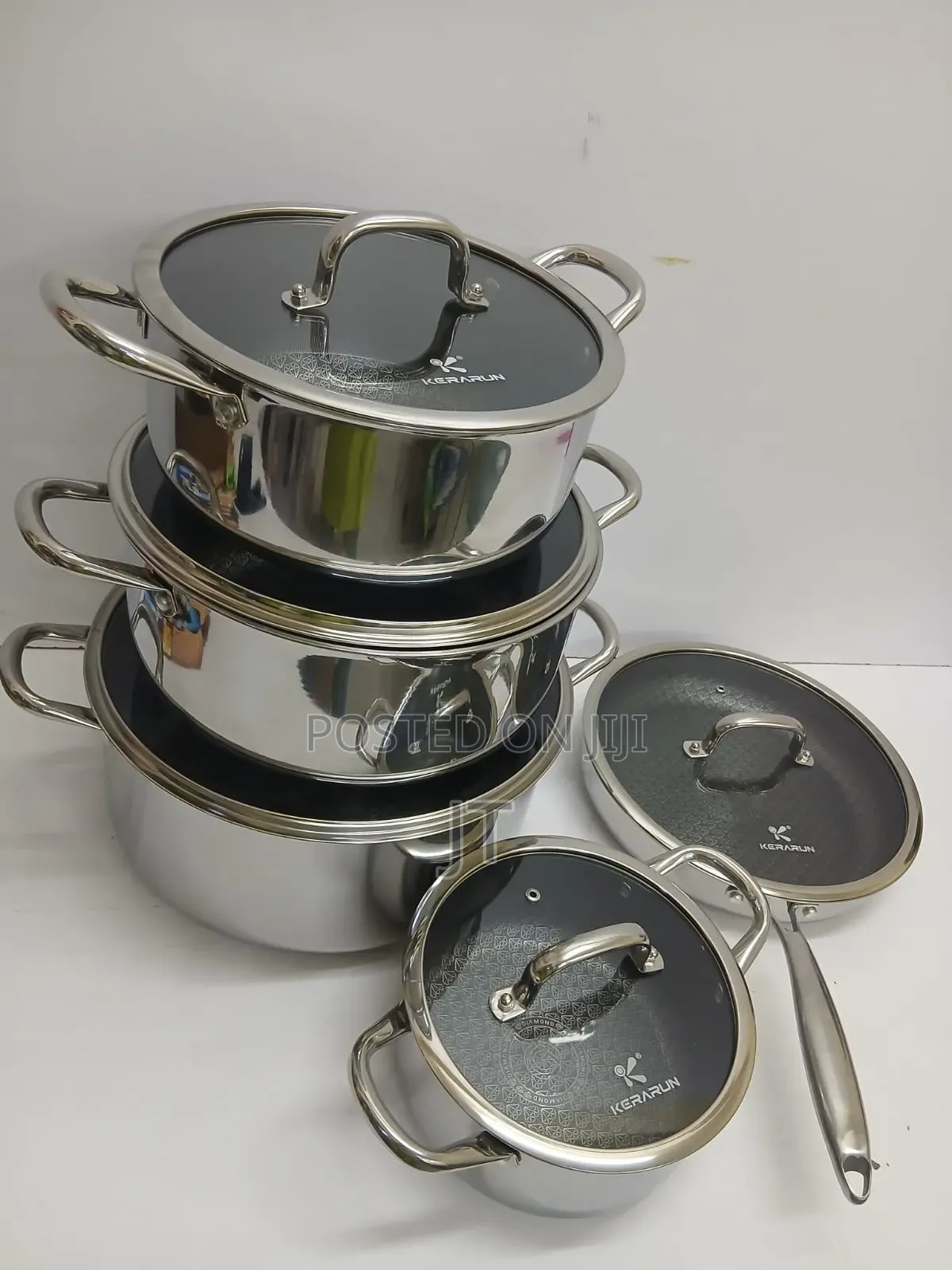 10pcs Set ( ) PremiumTripply S/S Stainless Steel Cookware Set
