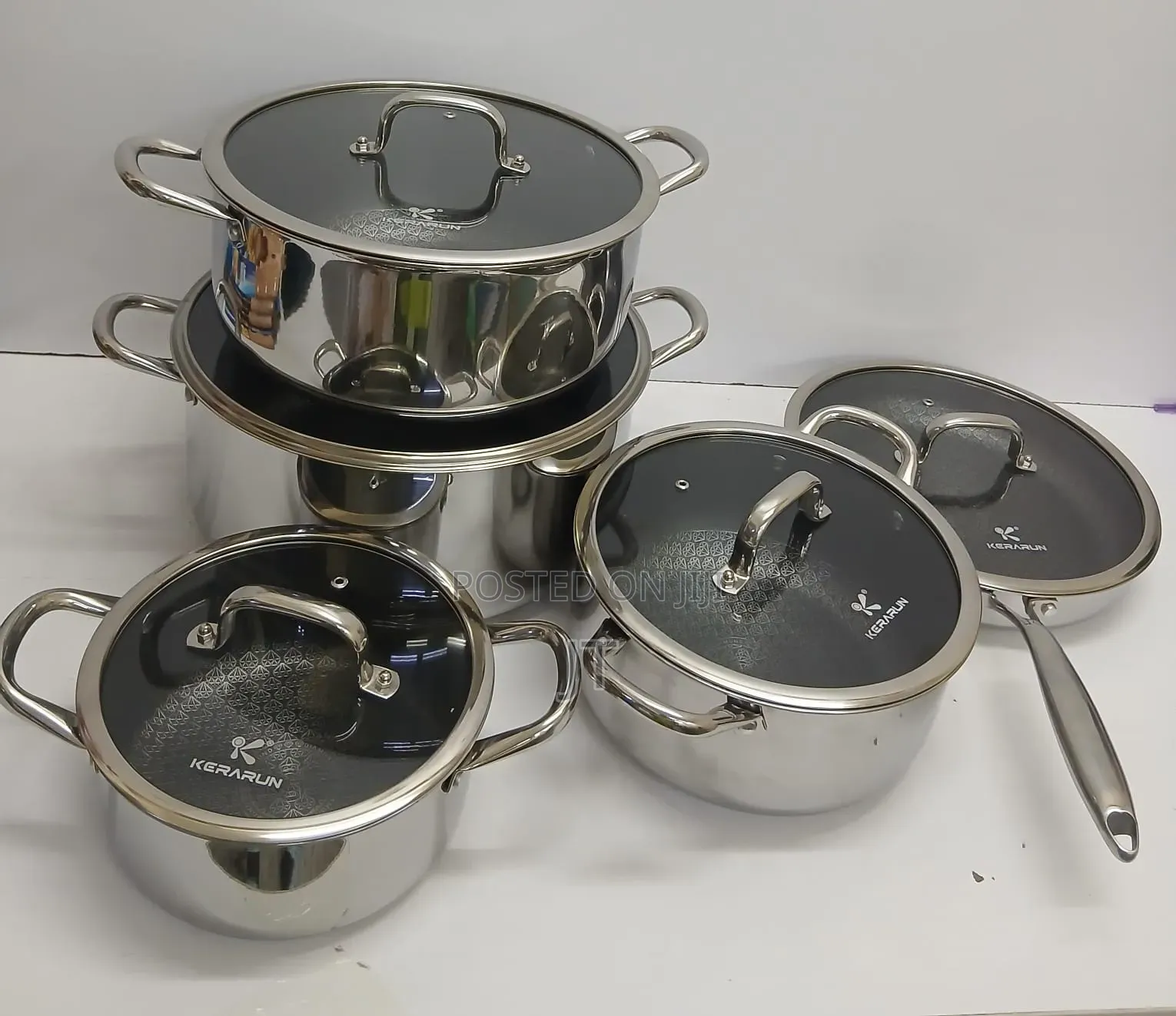 10pcs Set ( ) PremiumTripply S/S Stainless Steel Cookware Set