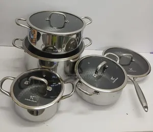 10pcs Set ( ) PremiumTripply S/S Stainless Steel Cookware Set